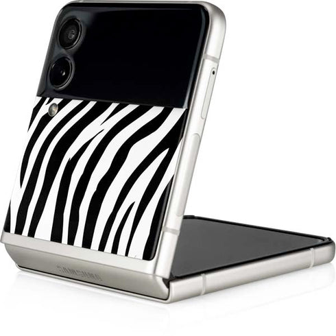 Zebra Print Galaxy Z Flip3 5G Skin